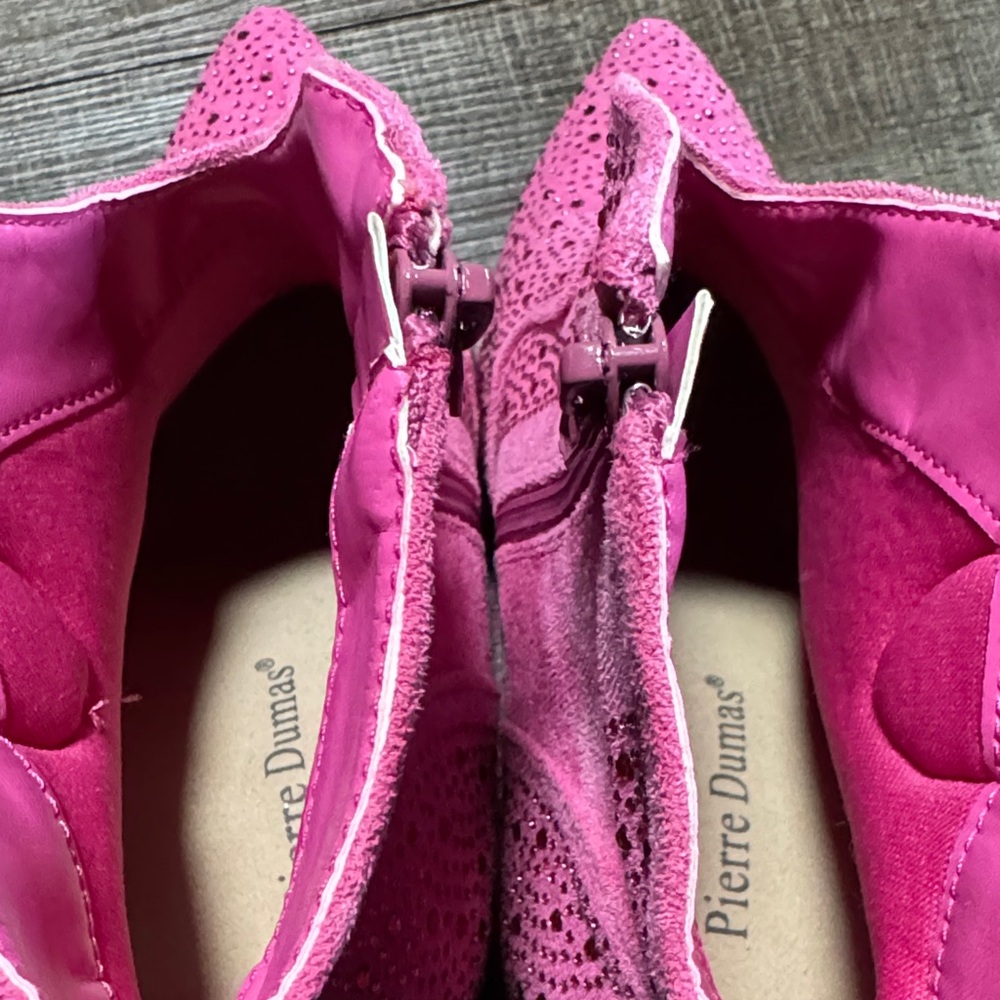 Pierre Dumas Fuchsia Ankle Booties - Picture 10 of 11